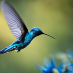 Significado espiritual do Beija-flor Azul: Alegria e Vitalidade em Visitas Espirituais