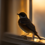 Significado espiritual do pássaro cantando na janela: Melodias de mensagens matinais.