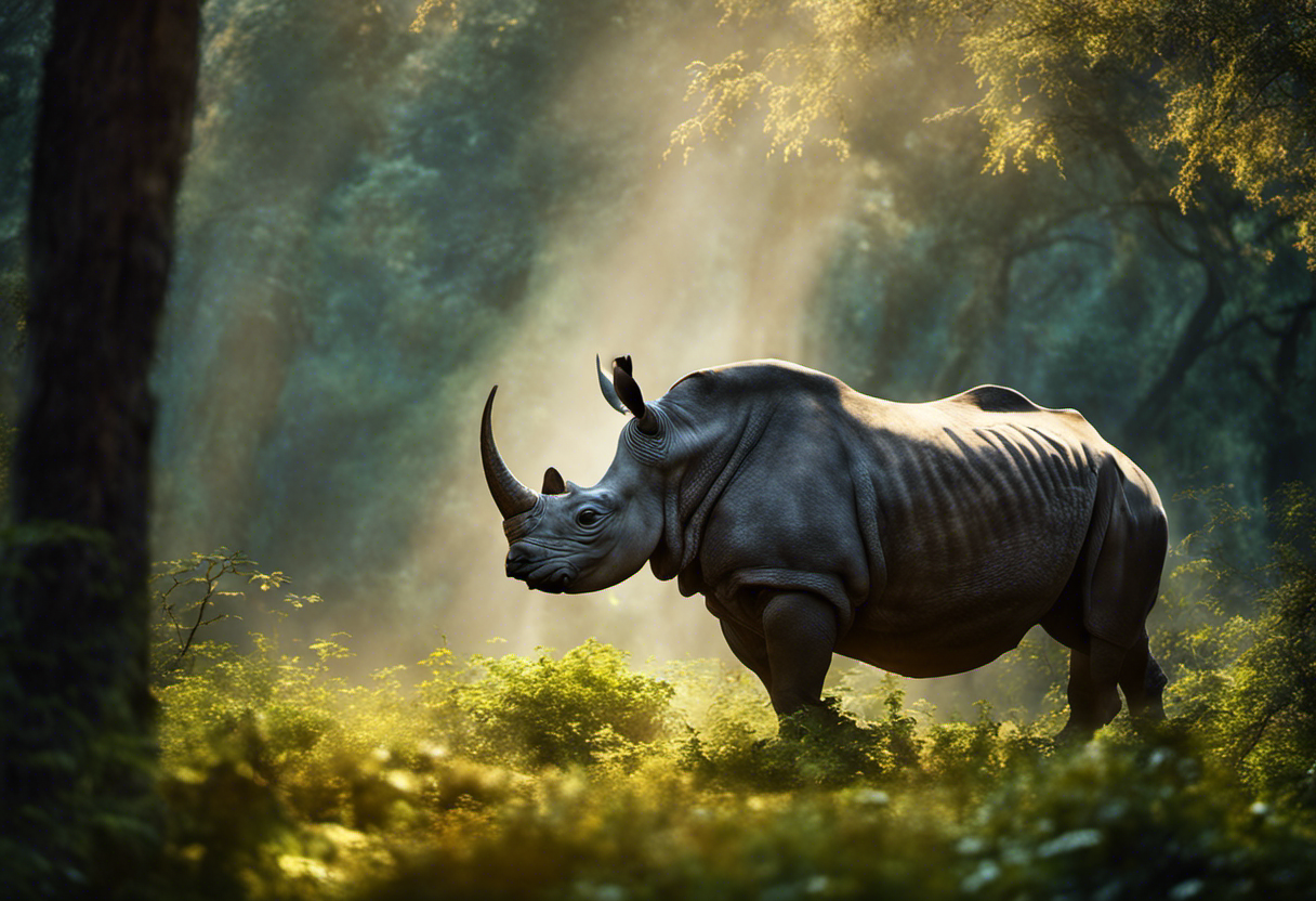 significado espiritual do rinoceronte avancando em direcao a forca espiritual 860