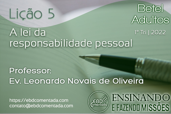 como abordar o trabalho e a responsabilidade pessoal na bblia