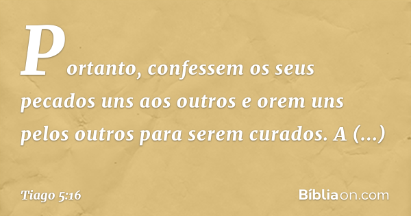 quo poderosa a orao de uma pessoa justa em tiago 5